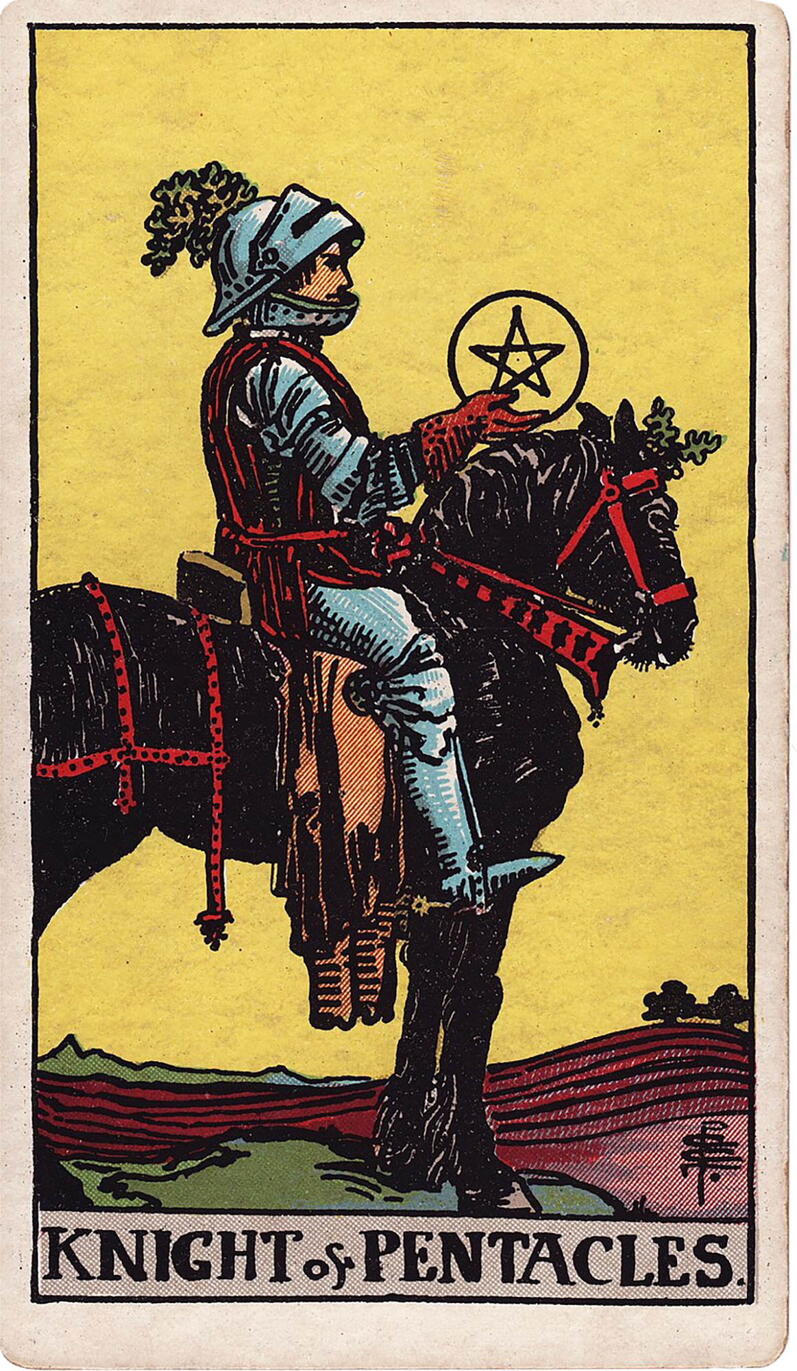 Knight of Pentacles Tarot card